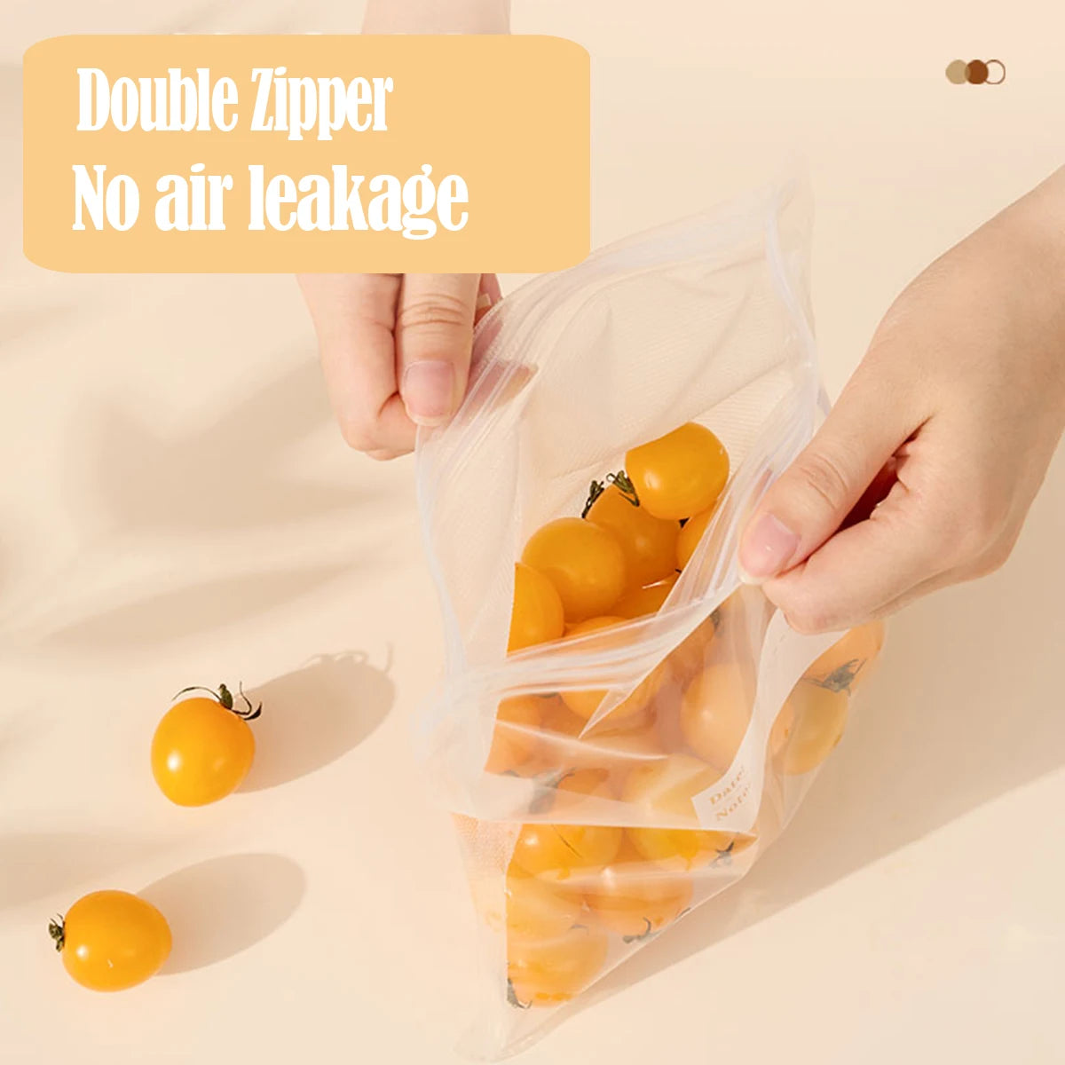 22packs ( 20pcs Vaccum Food Storage Bag and 2pcs Sealing Clips) Packaging Bags, Reusable Clear Vacuum Food Storage Bag