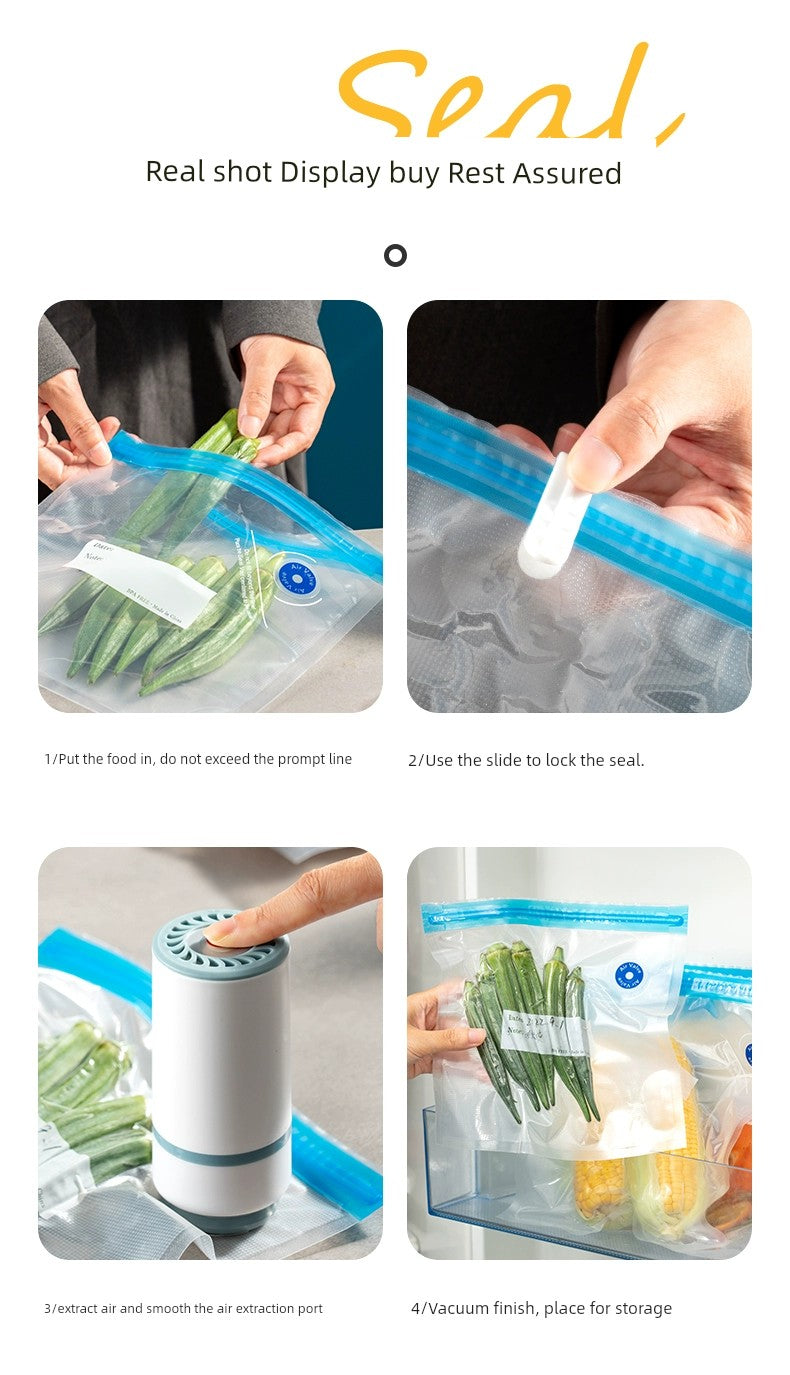 Mini Vacuum Sealer | Vacuum Sealed