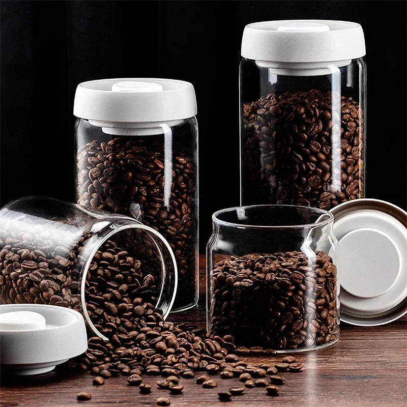 Luxurious vacuum coffe been jars | Vacuum Sealed